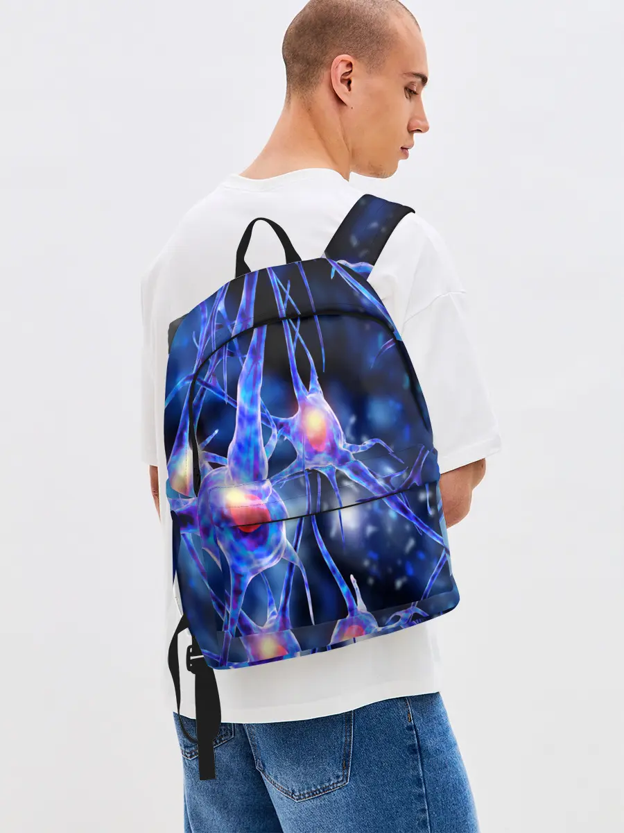 Рюкзак джинсовый / НЕРВЫ