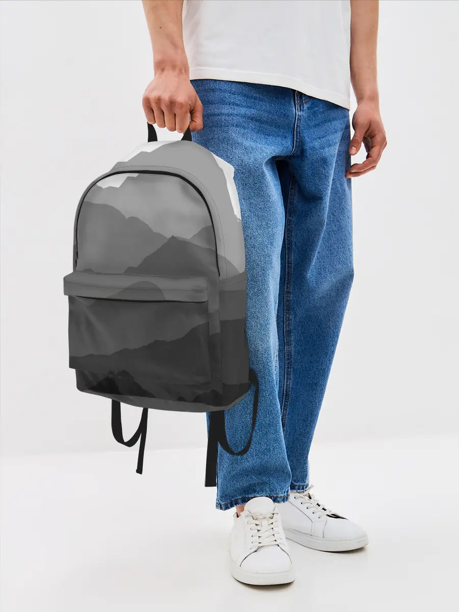 Рюкзак джинсовый / горы