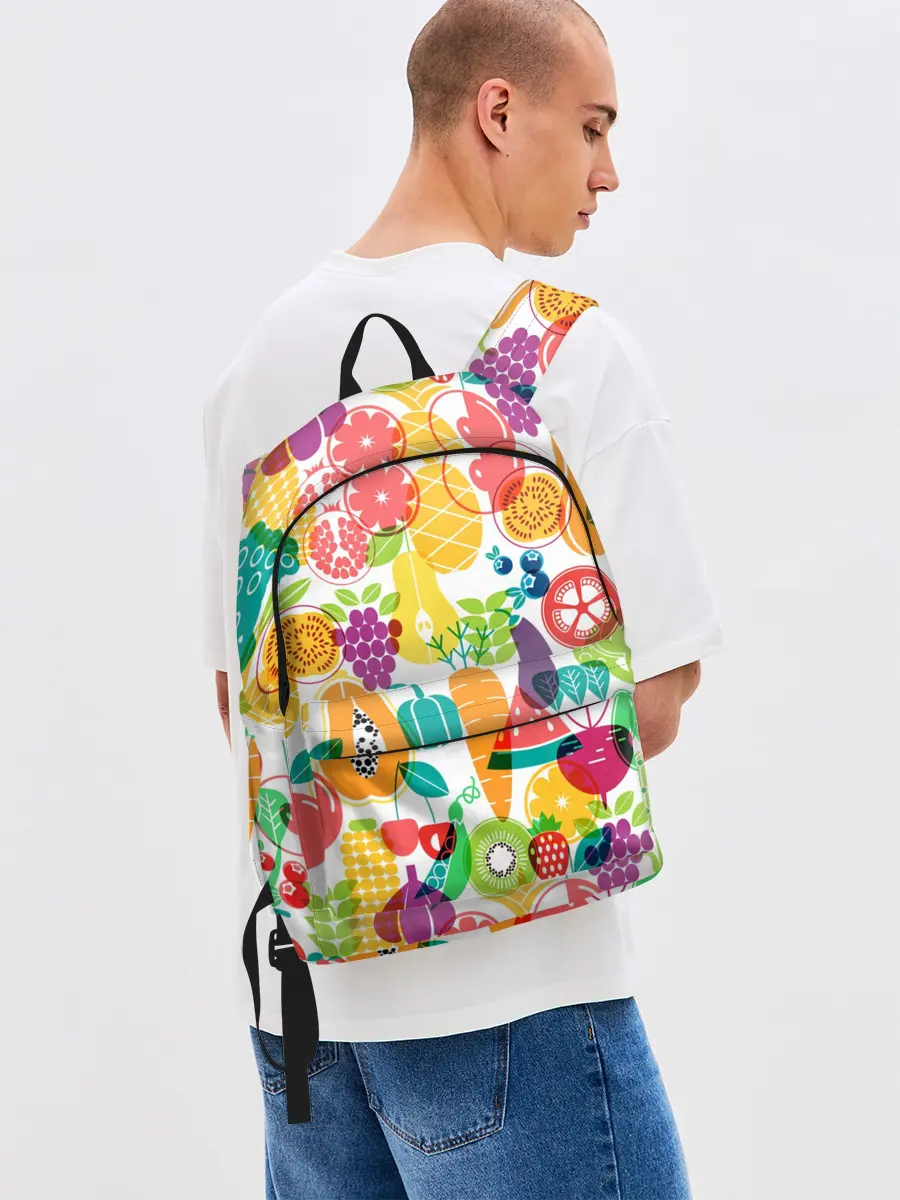 Рюкзак джинсовый / овощи