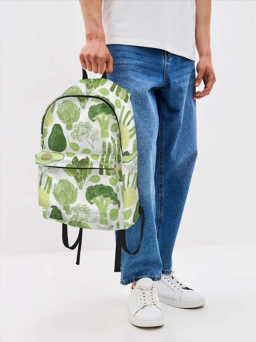 Рюкзак джинсовый / овощи