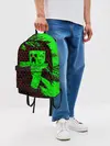 Рюкзак джинсовый / MINECRAFT CREEPER