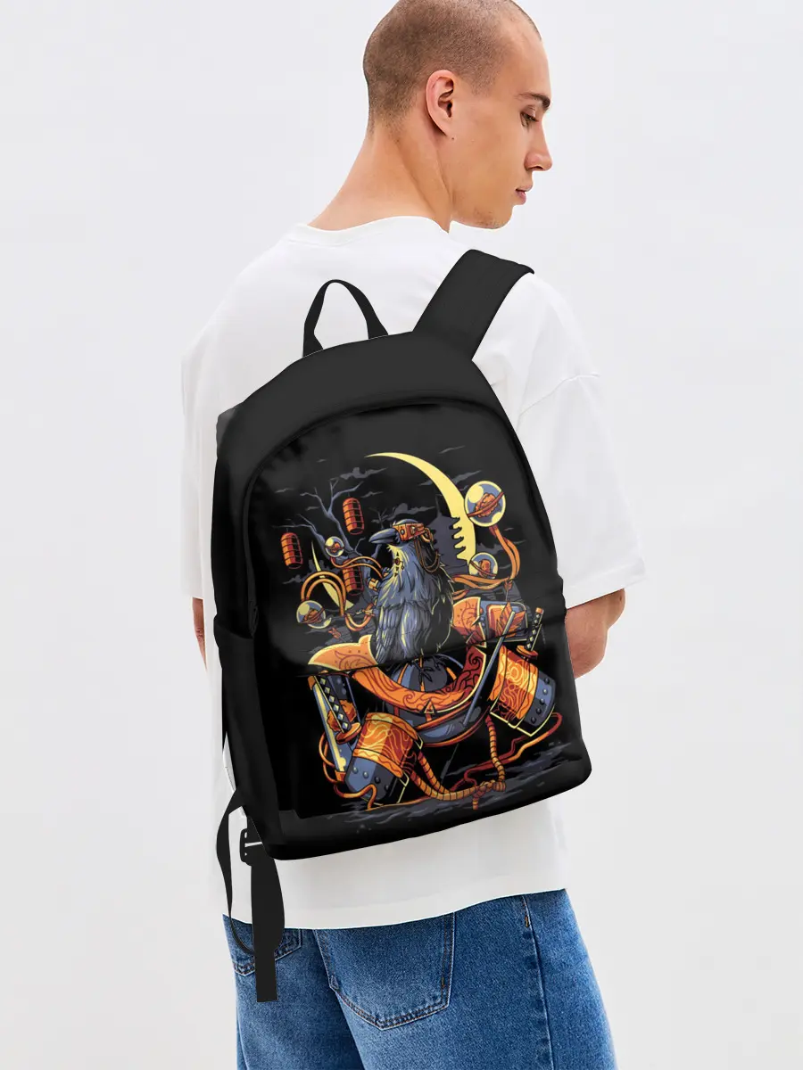 Рюкзак джинсовый / ВОРОН СТИМПАНК