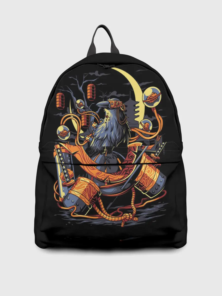 Рюкзак джинсовый / ВОРОН СТИМПАНК