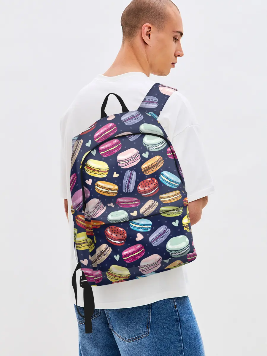 Рюкзак джинсовый / макарун