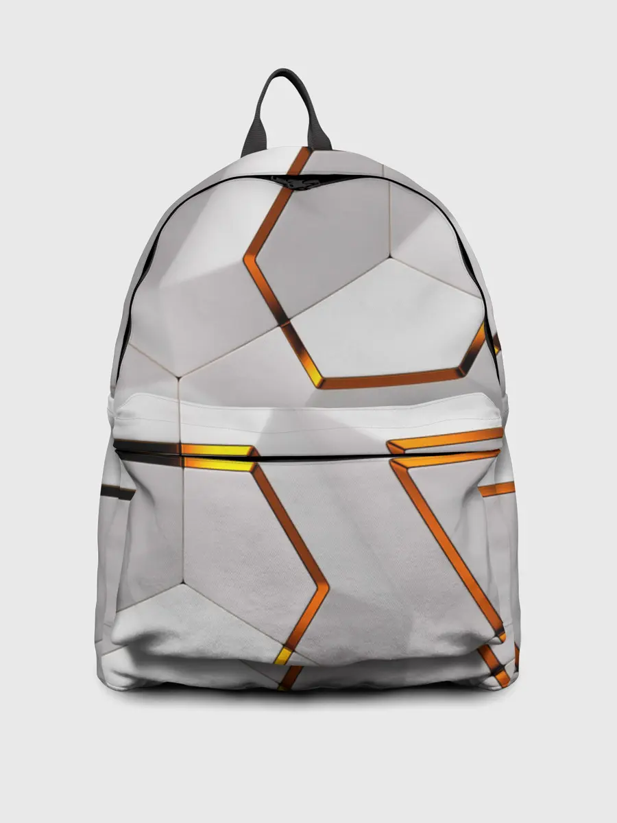 Рюкзак джинсовый / 3D абстракция Iron