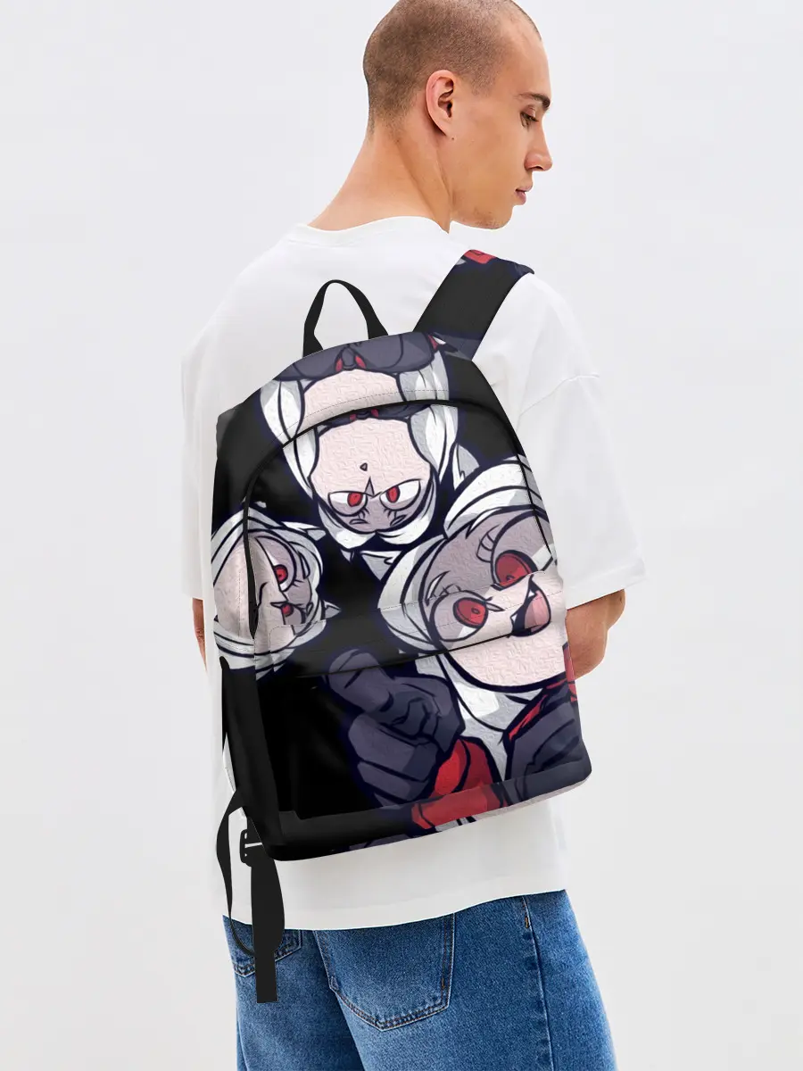 Рюкзак джинсовый / Мультяшные герои Helltaker