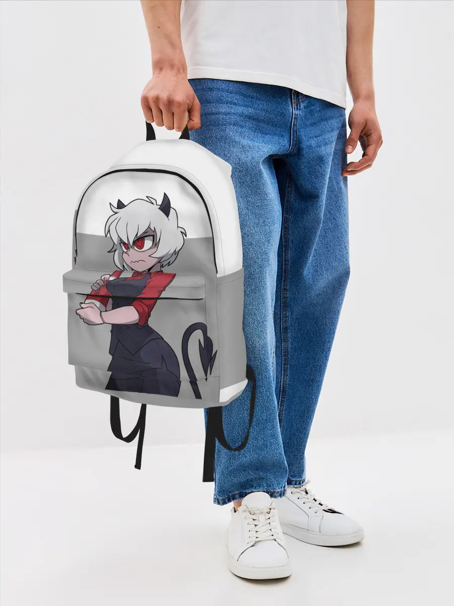 Рюкзак джинсовый / Сердитая Малина. HELLTAKER