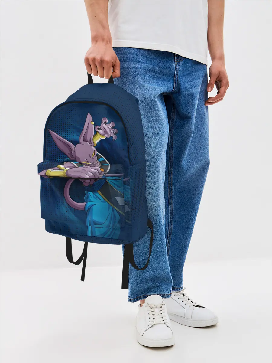 Рюкзак джинсовый / Шар Дракона. Бирус