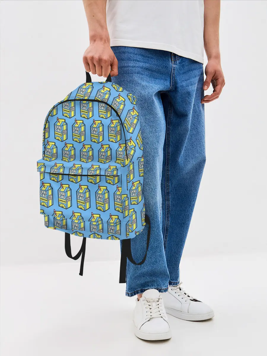 Рюкзак джинсовый / Lyrical Lemonade Pattern