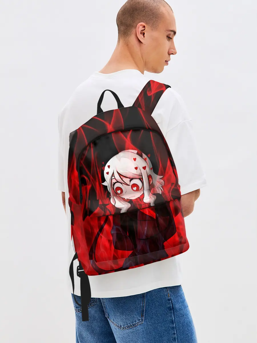 Рюкзак джинсовый / Главный герой Helltaker