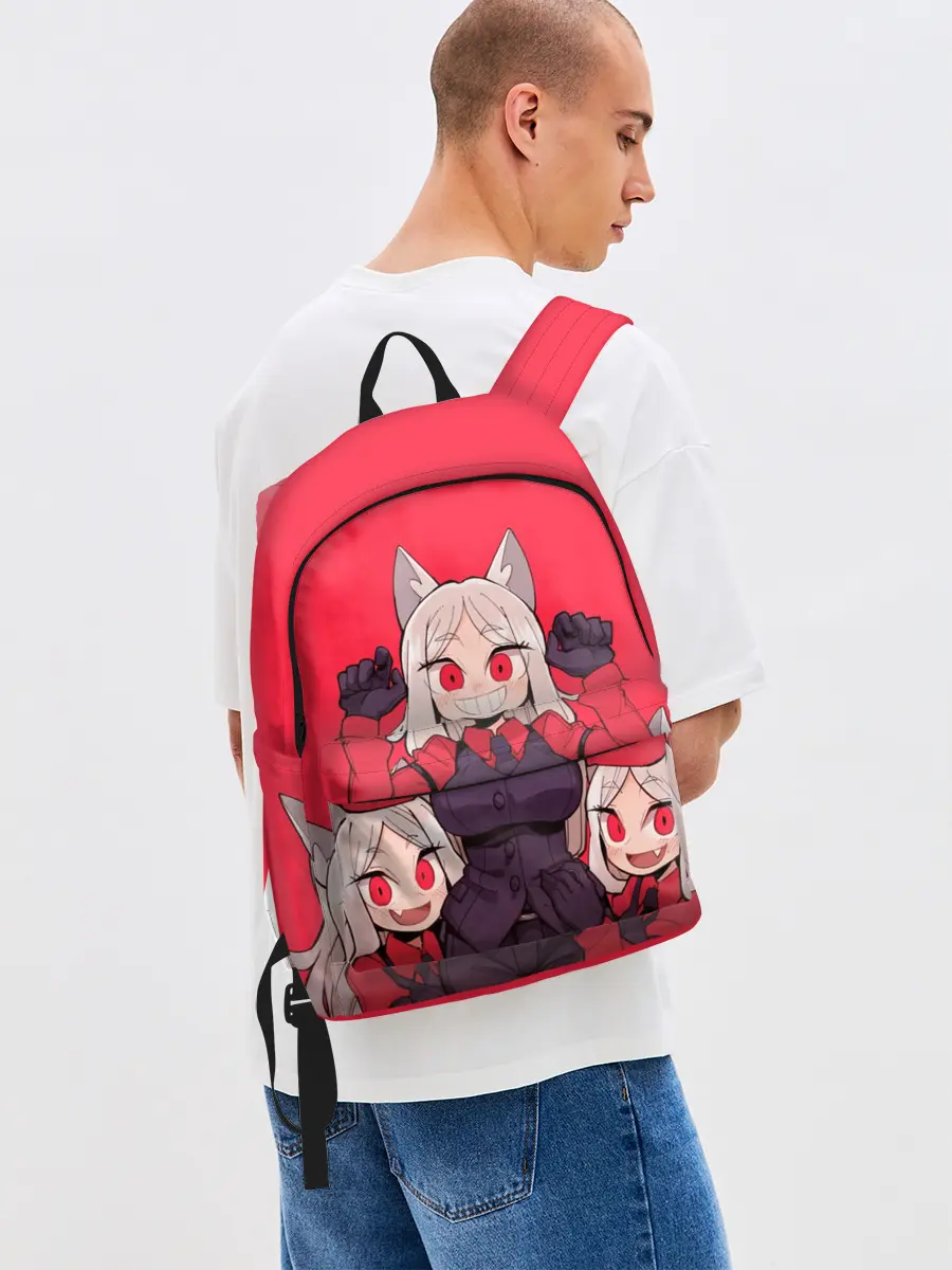 Рюкзак джинсовый / Сестрички Цербер