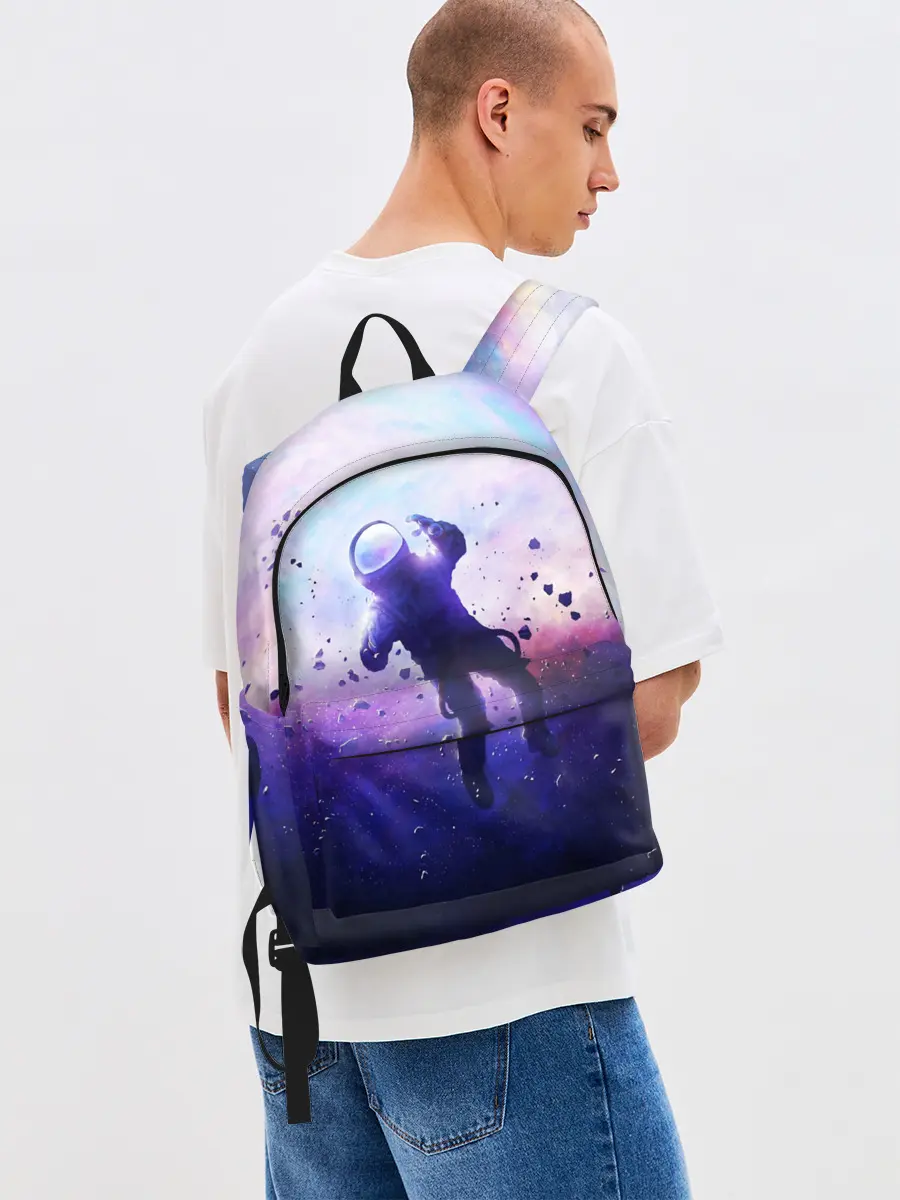 Рюкзак джинсовый / АСТРОНАВТ