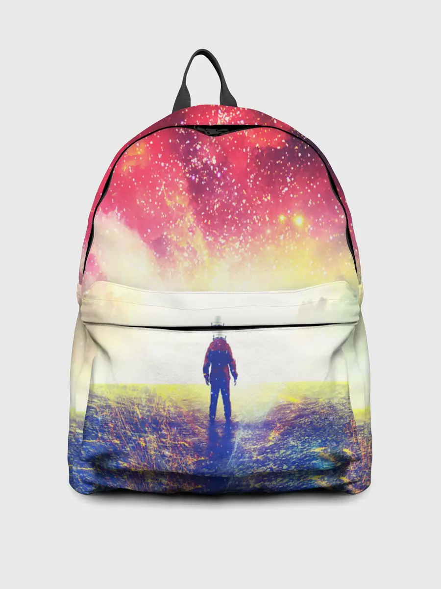 Рюкзак джинсовый / КОСМИЧЕСКИЙ АРТ