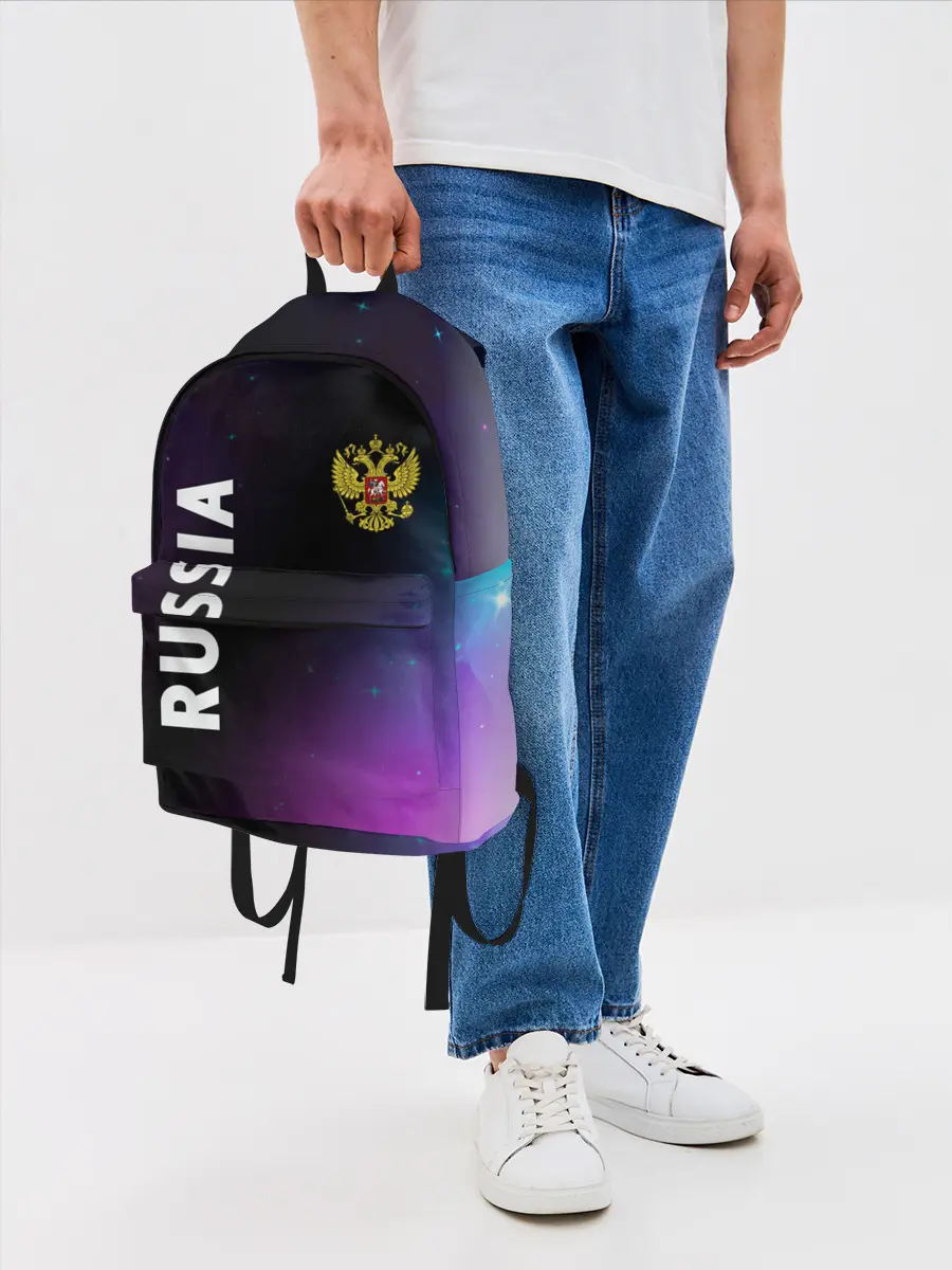 Рюкзак джинсовый / RUSSIA / РОССИЯ