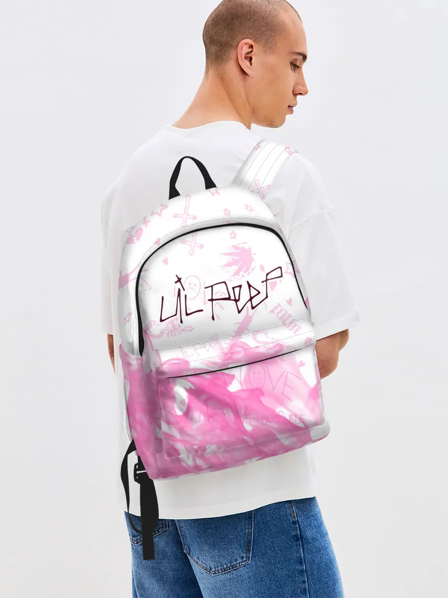 Рюкзак джинсовый / LIL PEEP / ЛИЛ ПИП