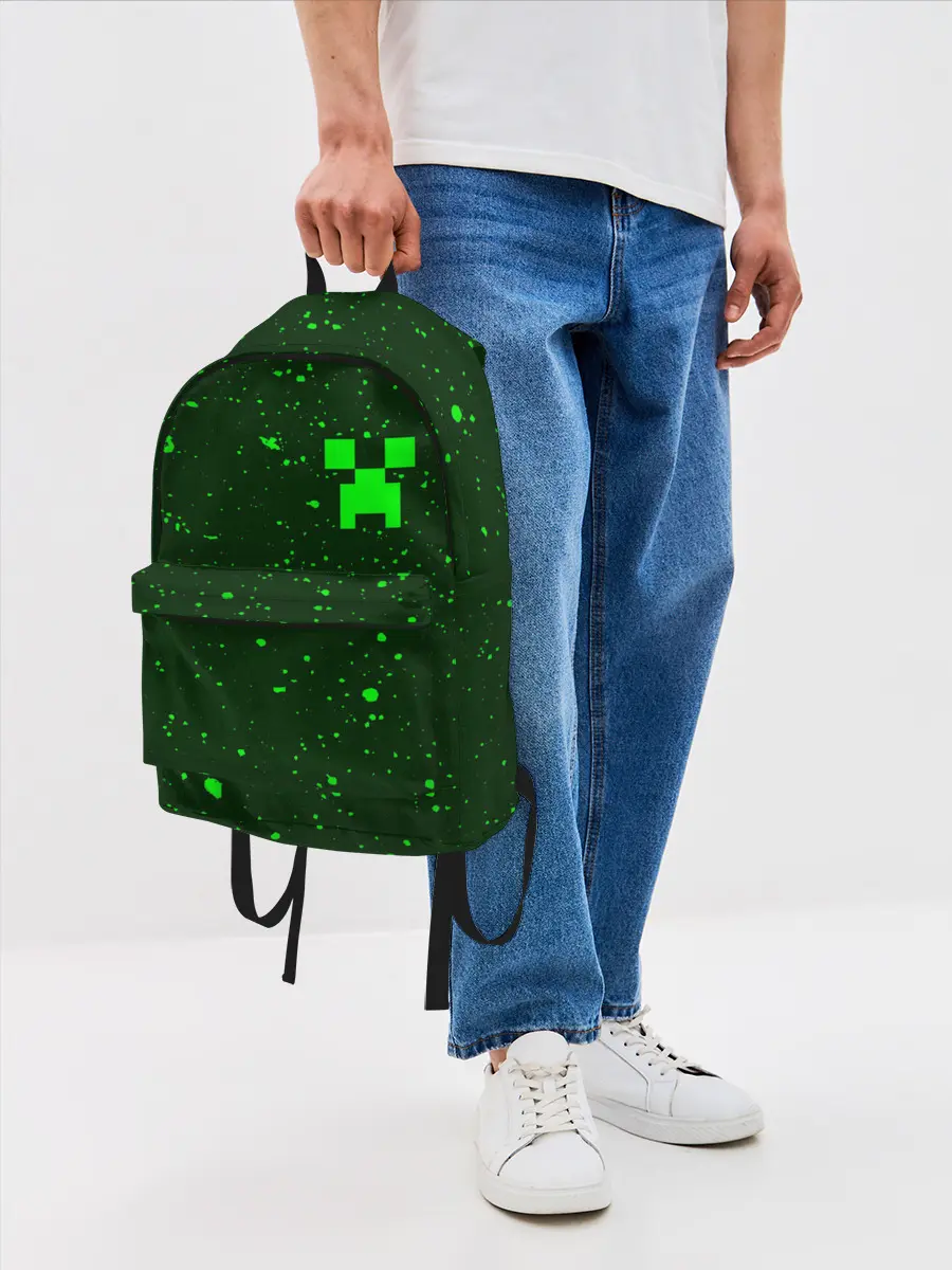 Рюкзак джинсовый / MINECRAFT / МАЙНКРАФТ