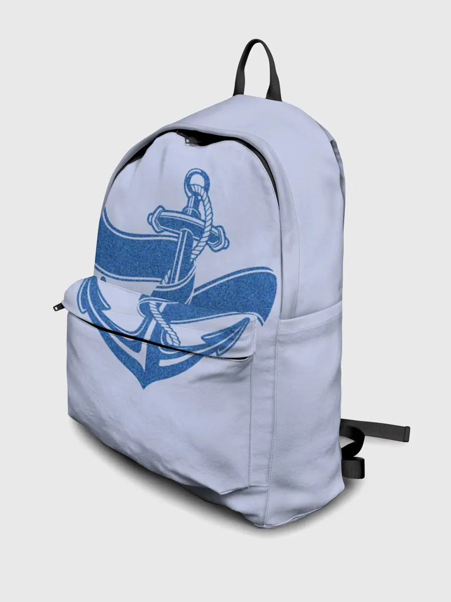 Рюкзак джинсовый / Якорь