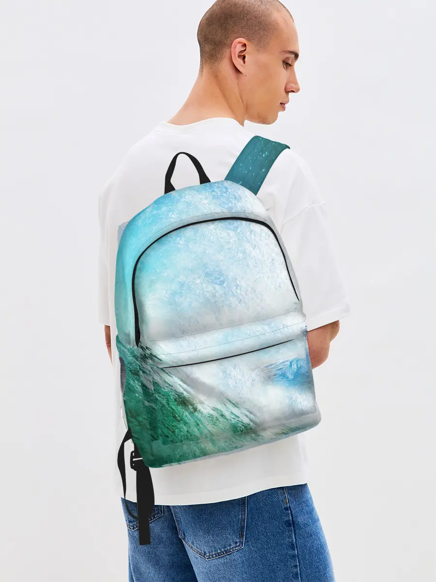 Рюкзак джинсовый / Волны | Океан