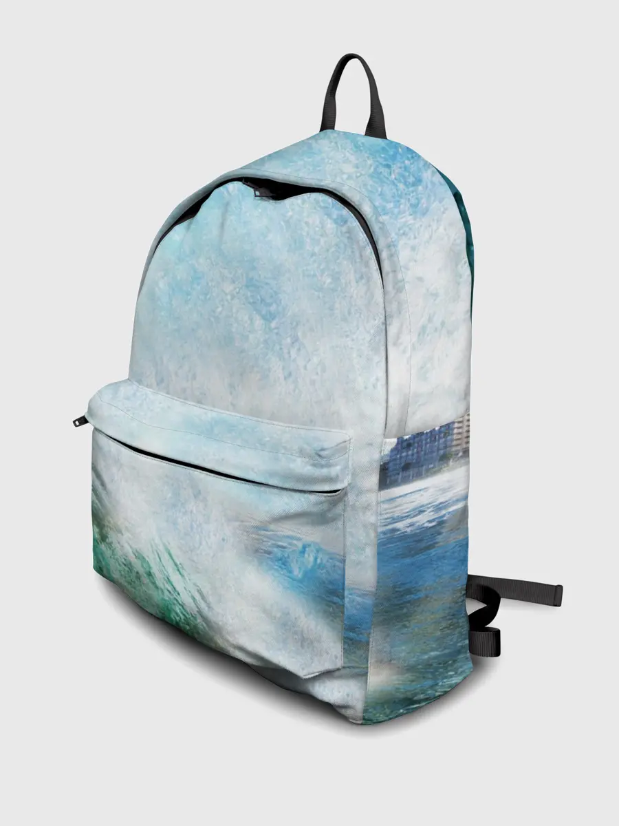 Рюкзак джинсовый / Волны | Океан