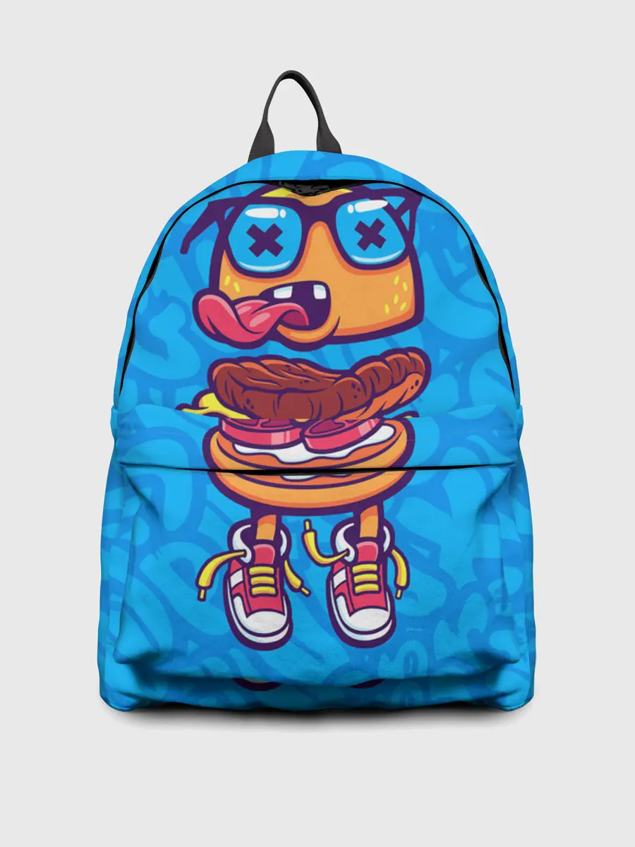 Рюкзак джинсовый / Бутерброд монстрик