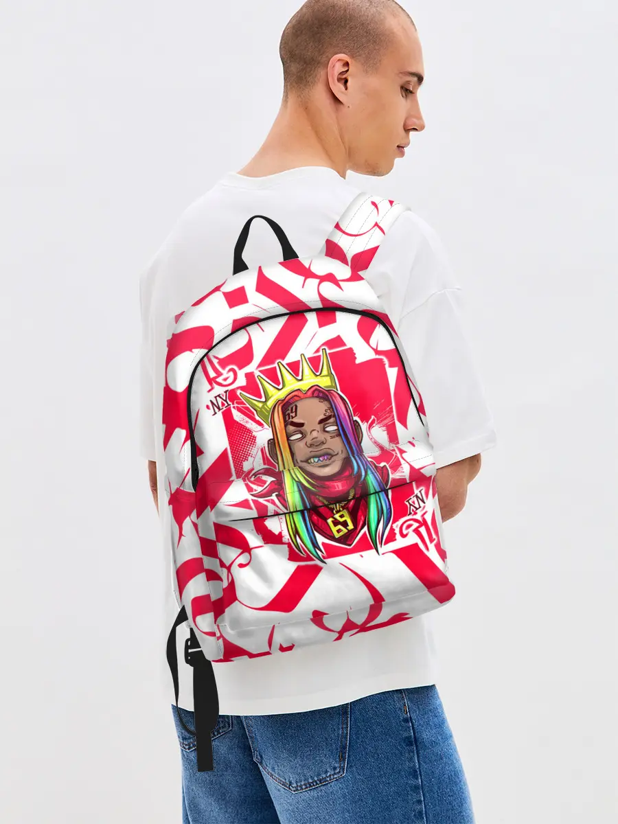 Рюкзак джинсовый / 6ix9ine Tekashi