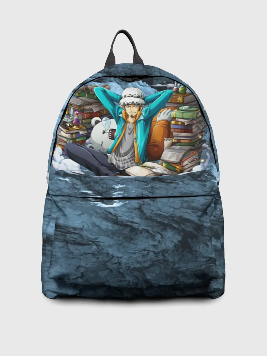 Рюкзак джинсовый / One Piece | Trafalgar Law