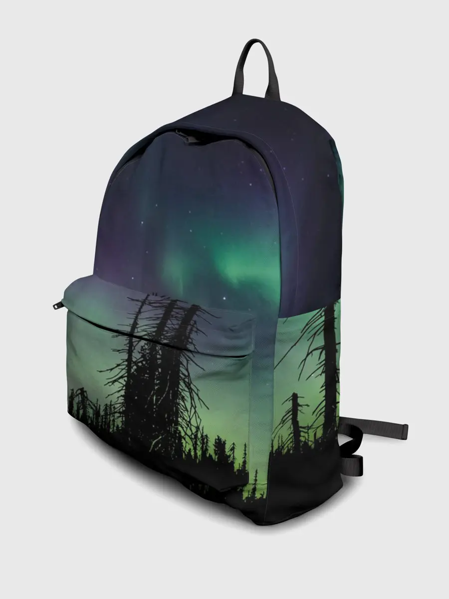 Рюкзак джинсовый / Северное сияние