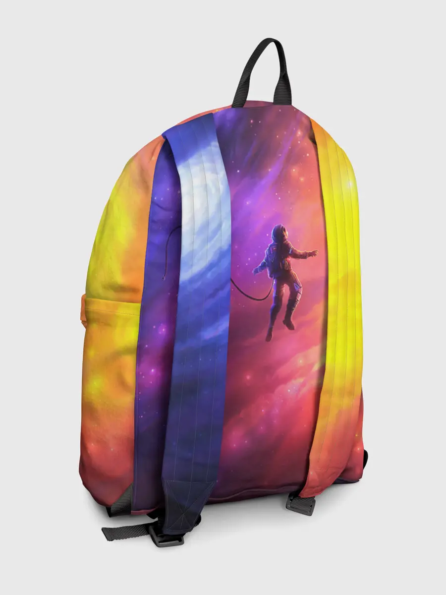 Рюкзак джинсовый / НЕОНОВЫЙ КОСМОС