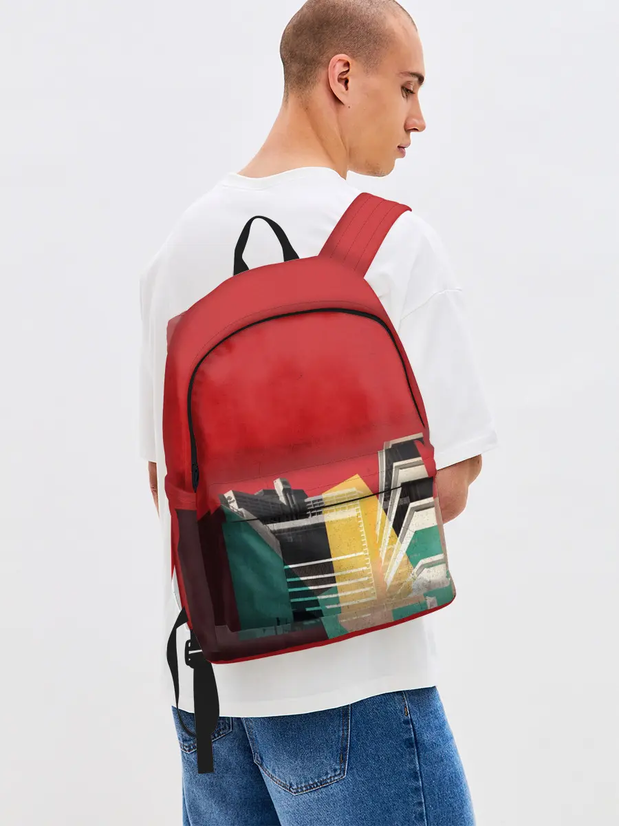 Рюкзак джинсовый / архитектура