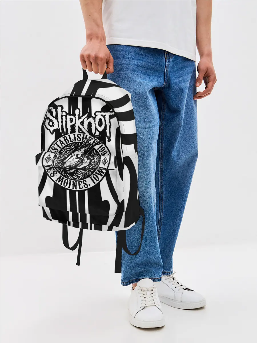 Рюкзак джинсовый / Slipknot