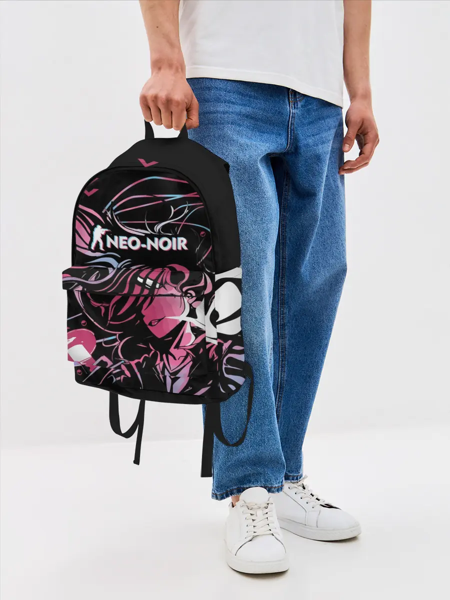 Рюкзак джинсовый / cs:go - Neo-Noir | Неонуар