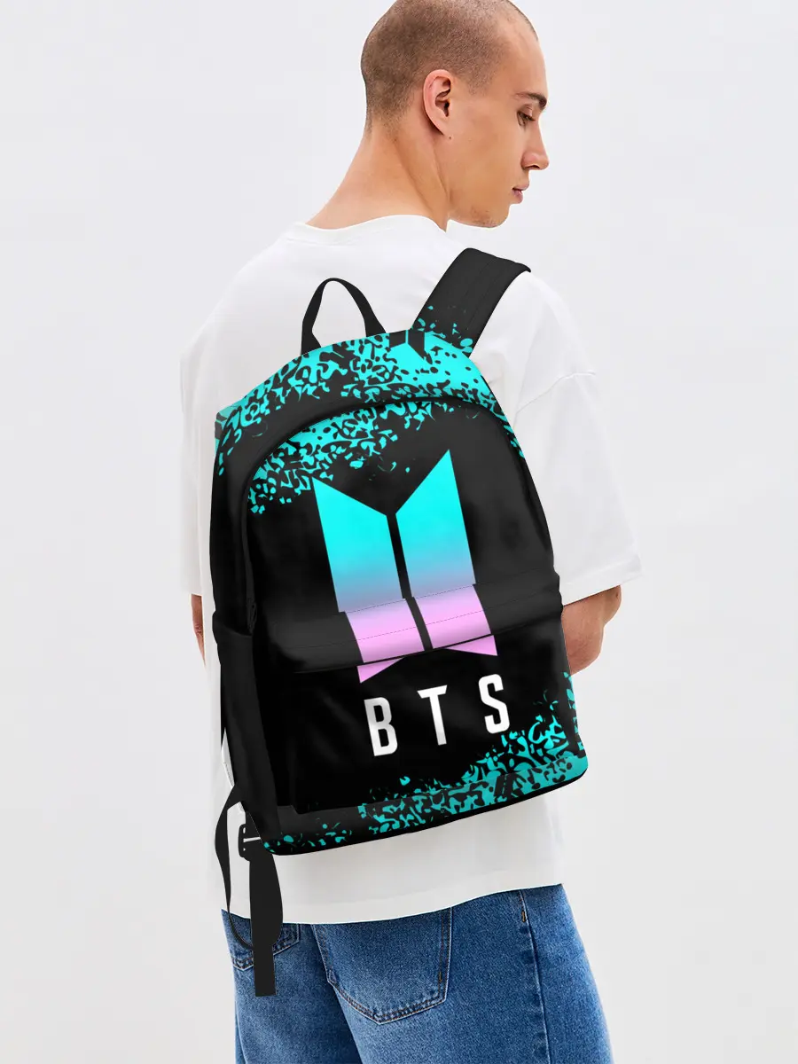 Рюкзак джинсовый / BTS / БТС