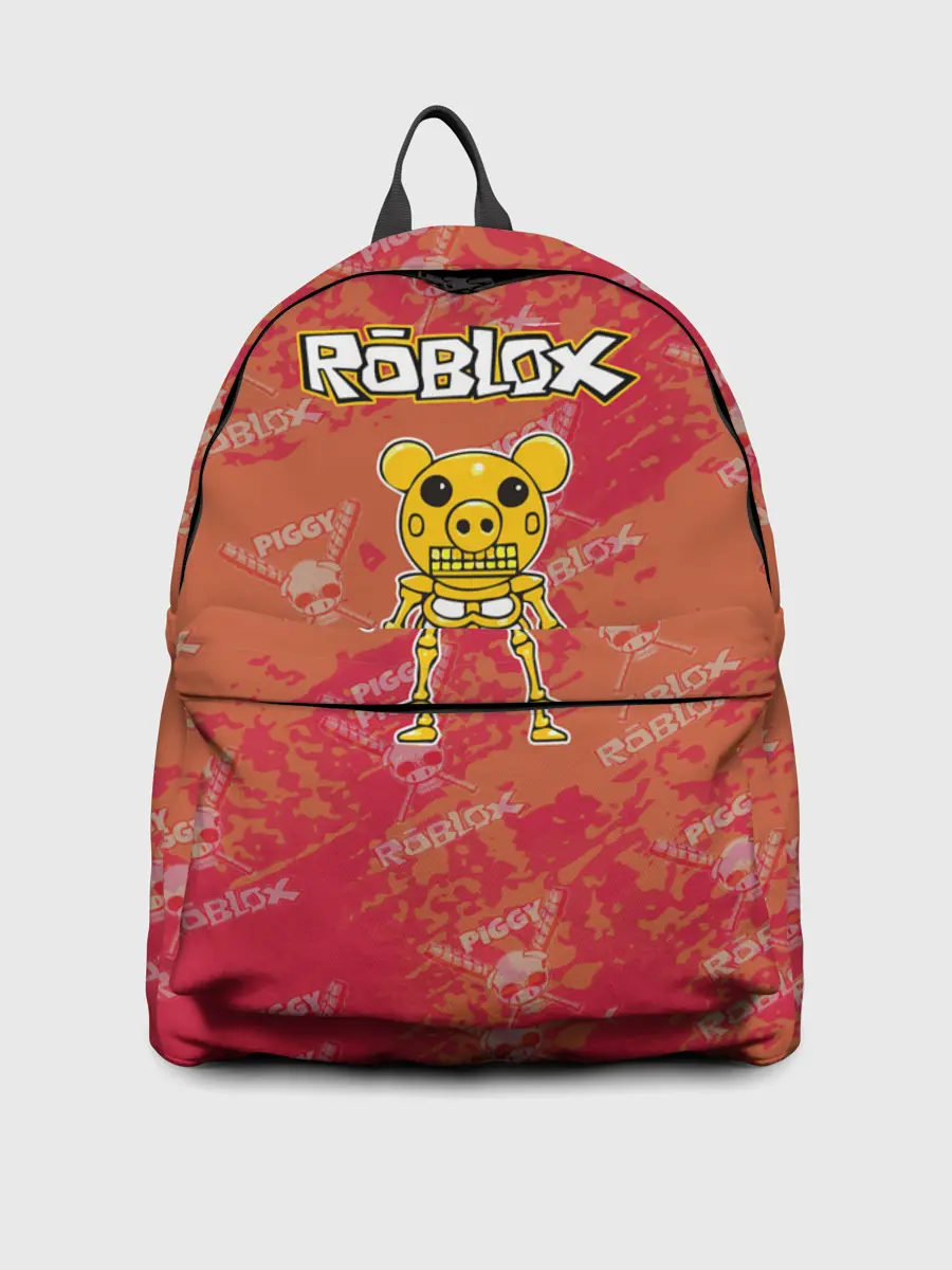 Рюкзак джинсовый / Свинка Пигги из Roblox