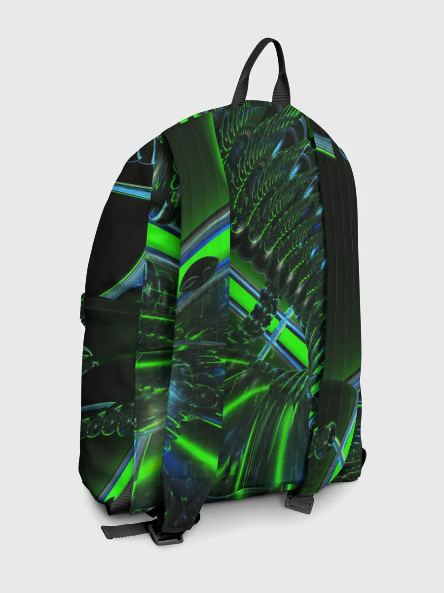 Рюкзак джинсовый / DIGITAL NEON GREEN