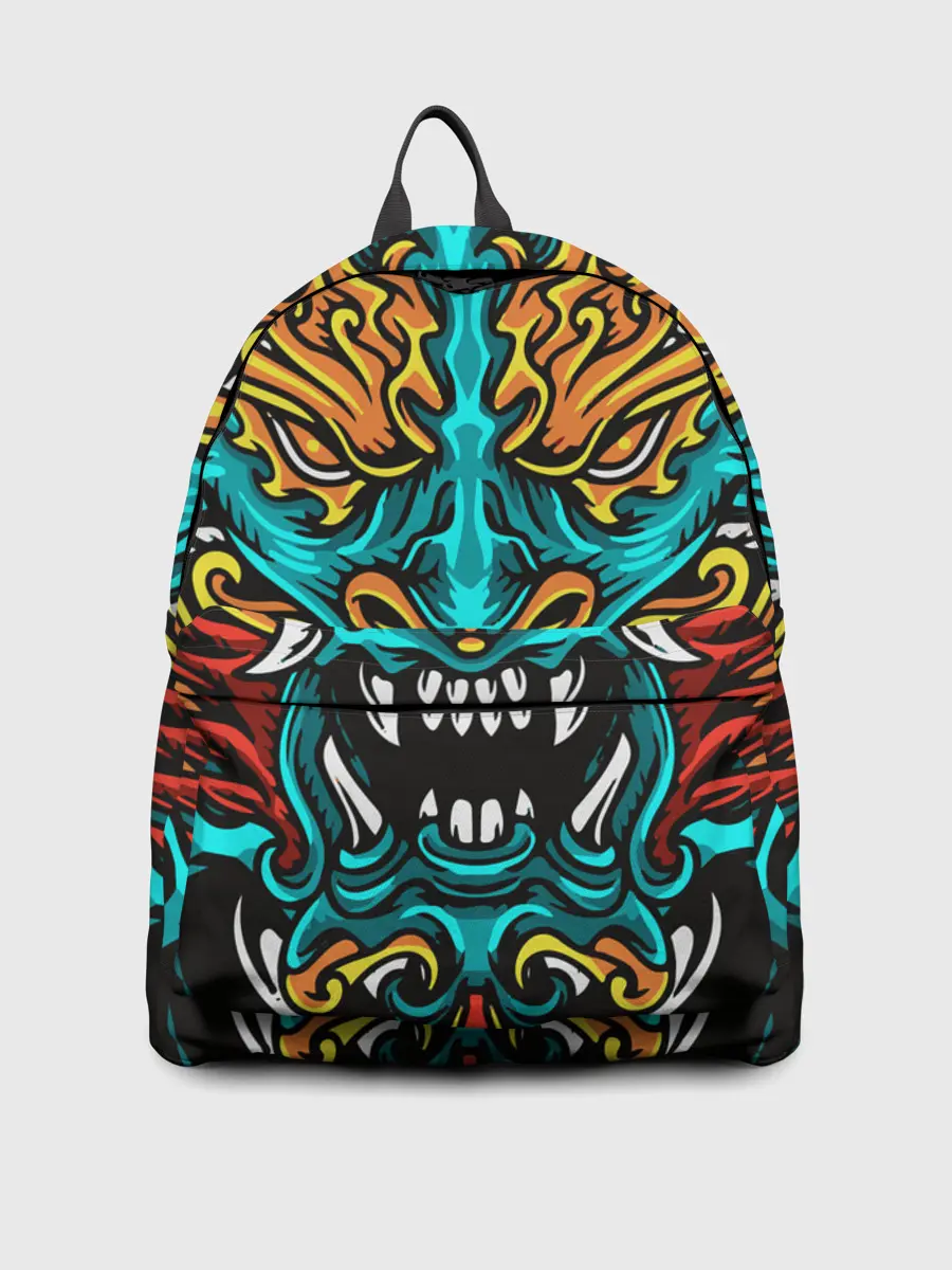 Рюкзак джинсовый / Дракон Японии