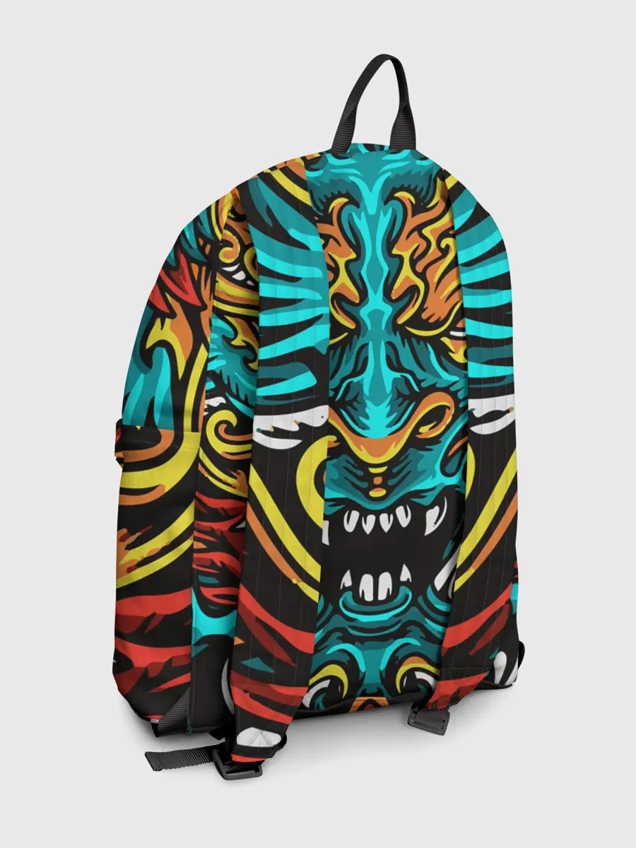 Рюкзак джинсовый / Дракон Японии