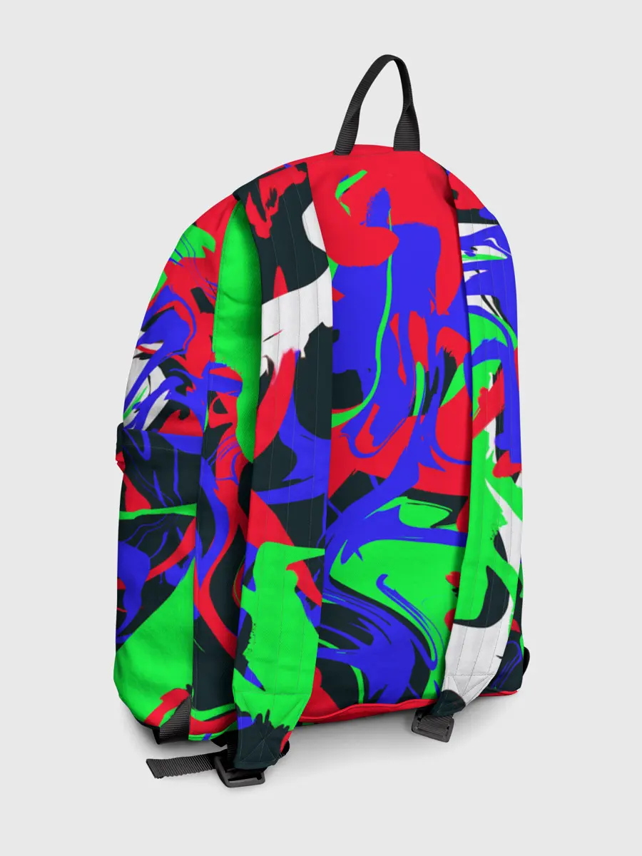 Рюкзак джинсовый / Абстрактные краски