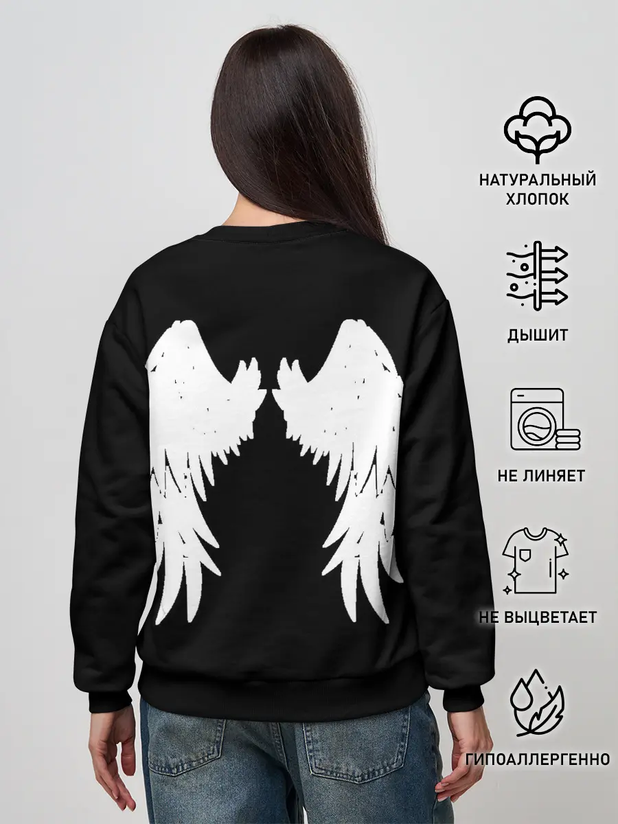 Женский свитшот / GOOD OMENS | БЛАГИЕ ЗНАМЕНИЯ