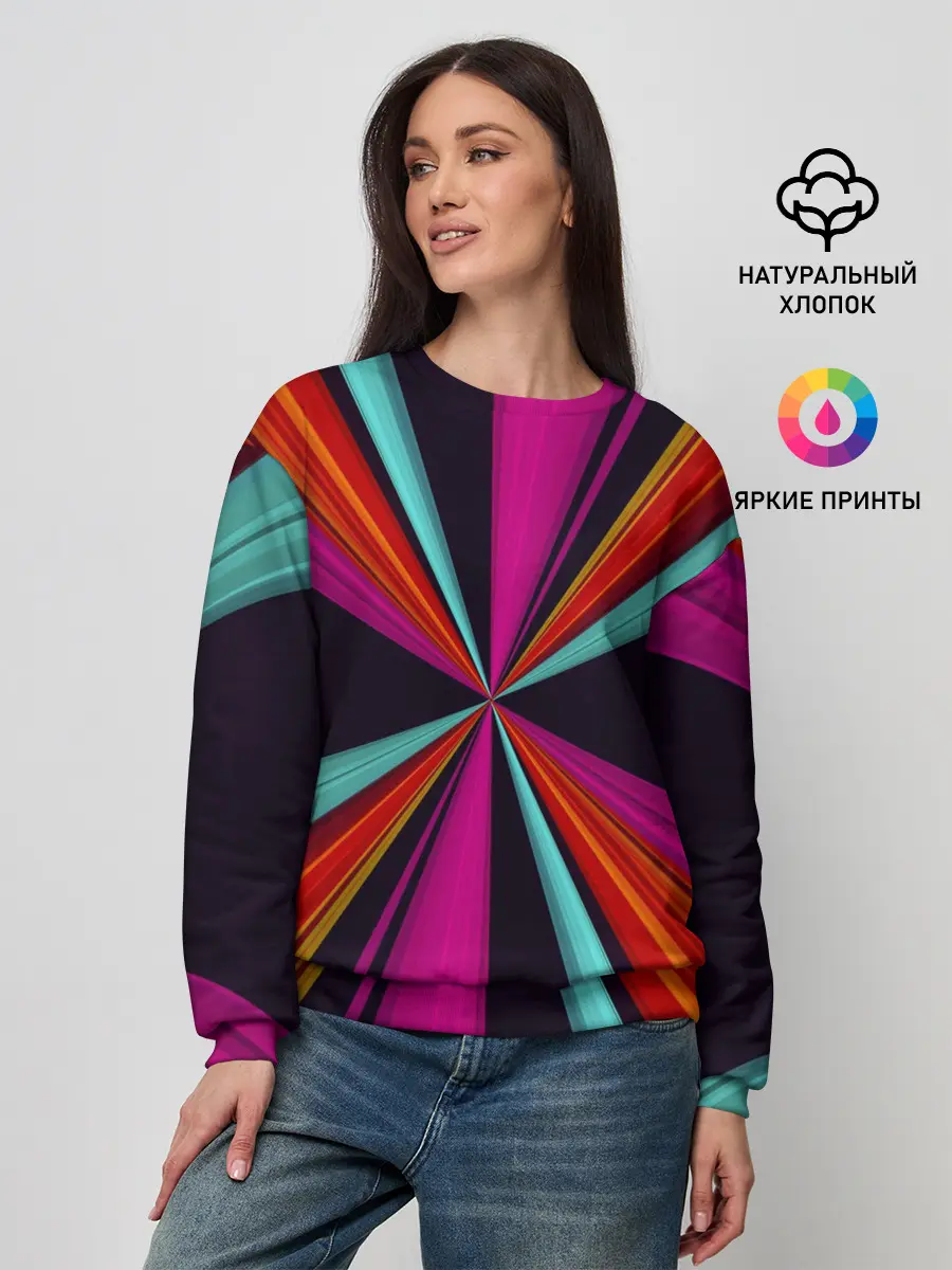 Женский свитшот / Полосы