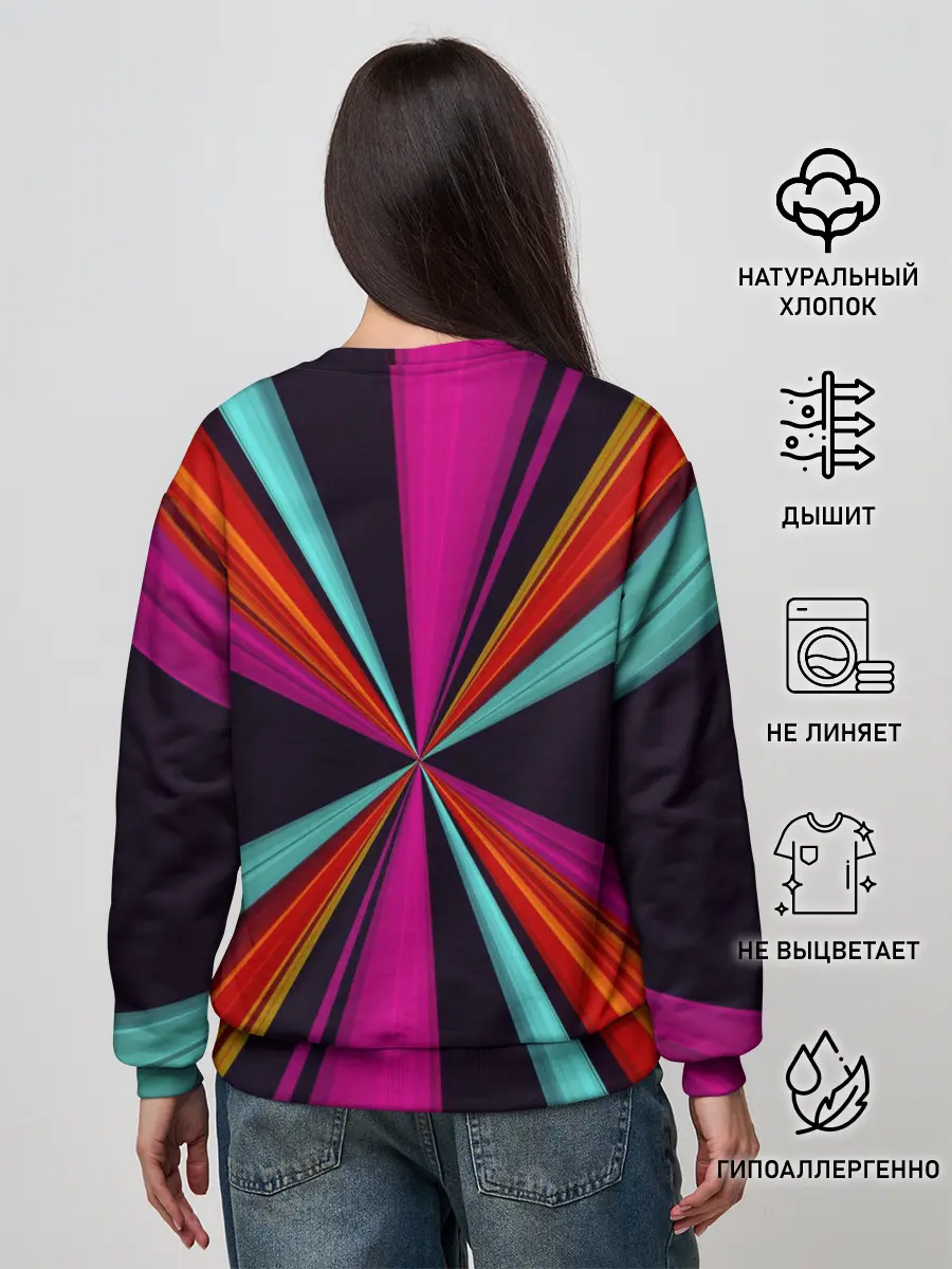 Женский свитшот / Полосы