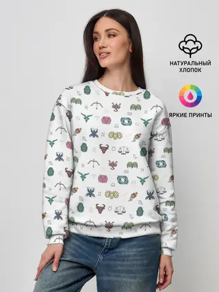 Женский свитшот / Знаки Зодиака