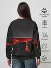 Женский свитшот / Разрезанный