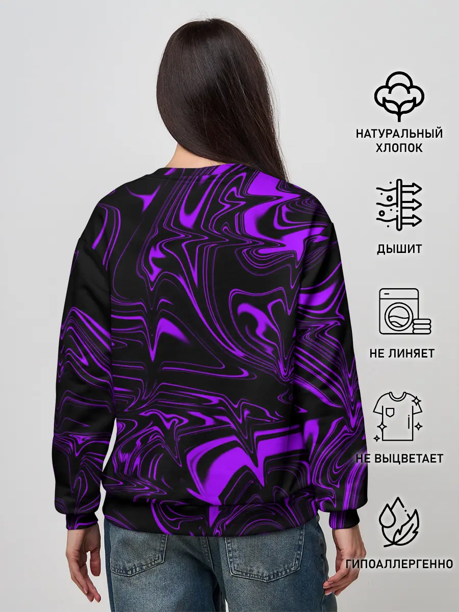 Женский свитшот / Жидкий градиент