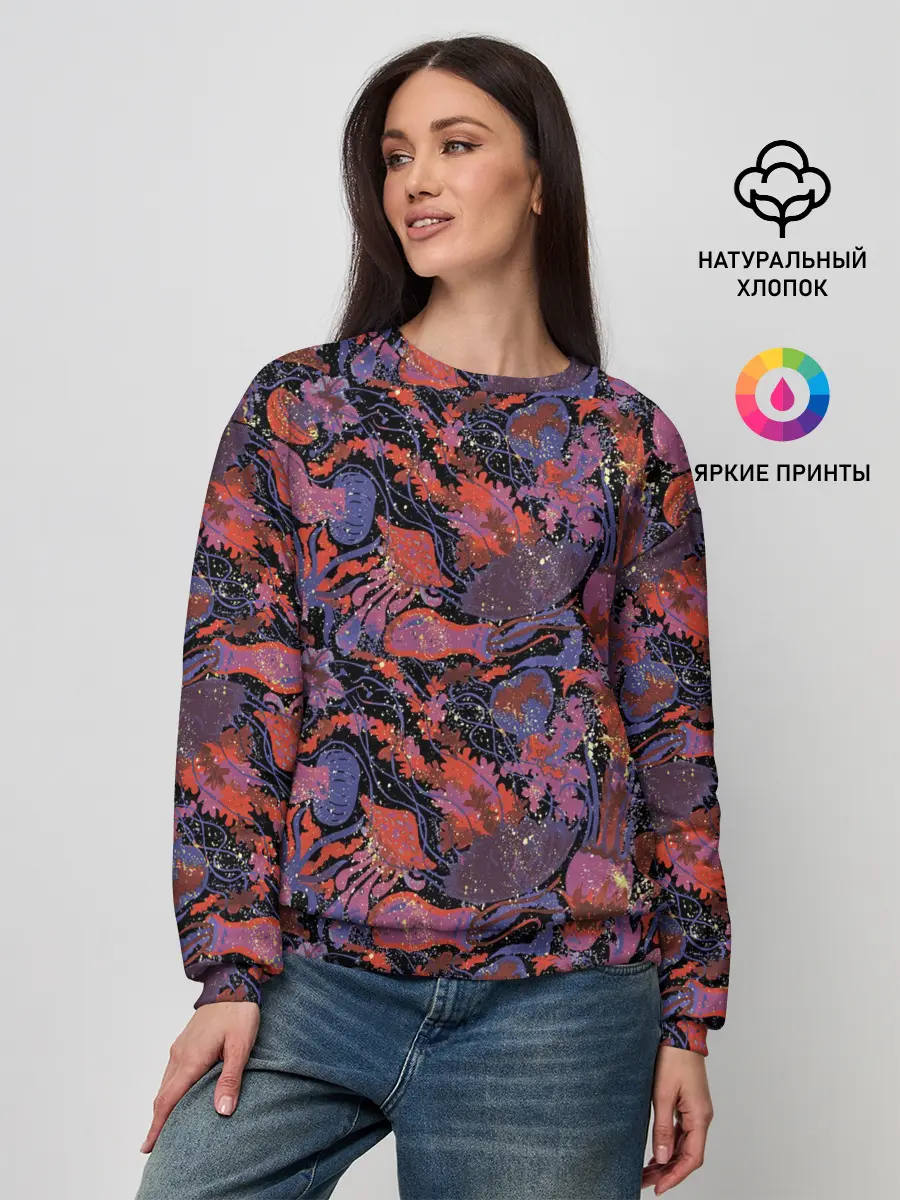 Женский свитшот / Медузы