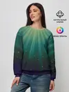 Женский свитшот / Сияние 3D