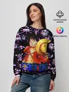 Женский свитшот / Луффи One Piece | Glitch