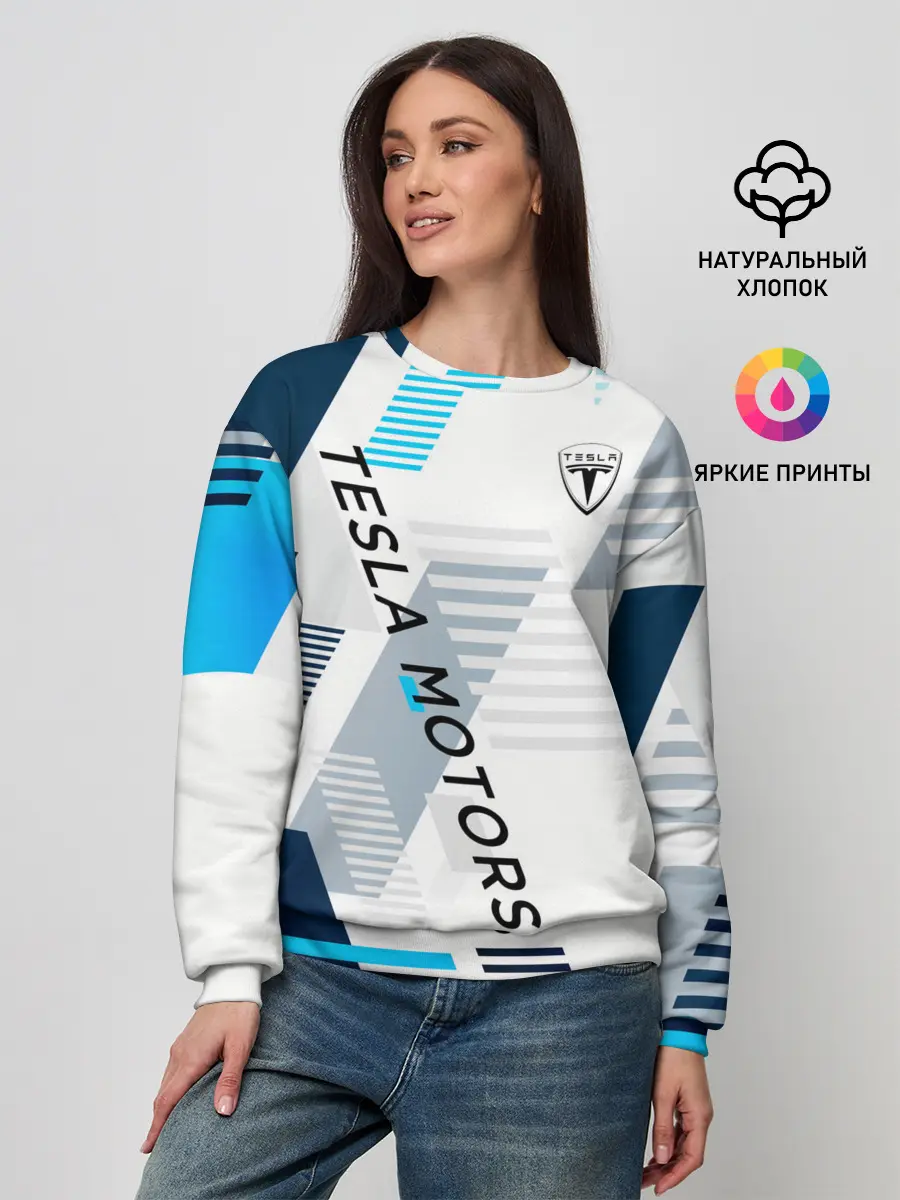 Женский свитшот / Tesla