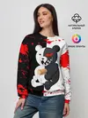 Женский свитшот / monokuma с молотком
