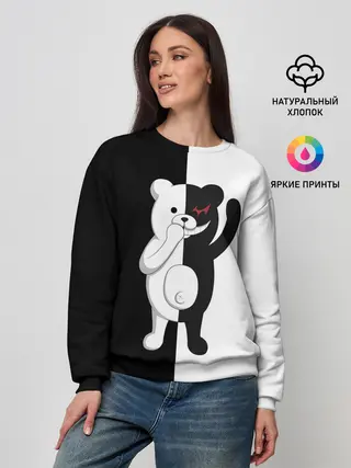 Женский свитшот / МЕДВЕДЬ МОНОКУМА