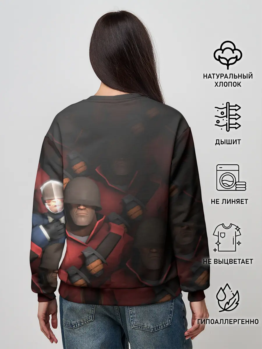 Женский свитшот / Team Fortress